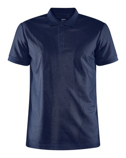 Craft Sport-Polo Core Unify (funktionelles Recyclingpolyester) melangeblau Herren
